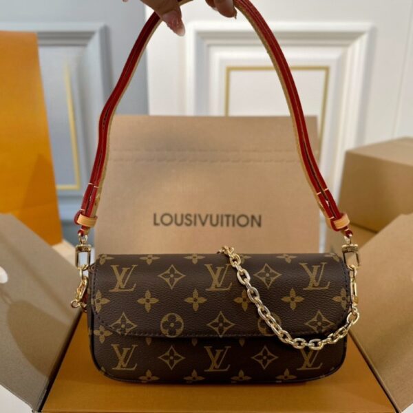 LOUIS VUITTON IVY BAG BROWN 22CM M81911 - Image 2