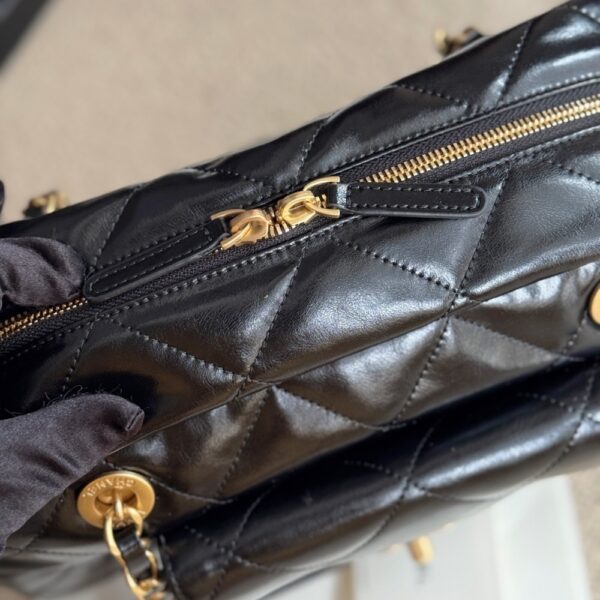 CHANEL BOWLING BAG BLACK 34CM - Image 3