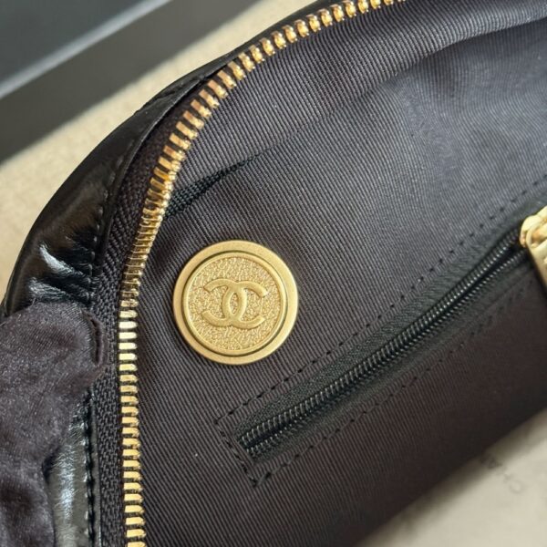 CHANEL BOWLING BAG BLACK 34CM - Image 6