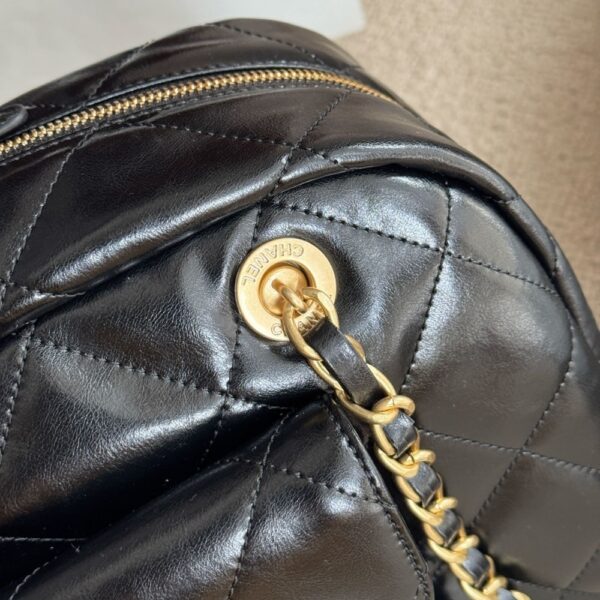 CHANEL BOWLING BAG BLACK 34CM - Image 7