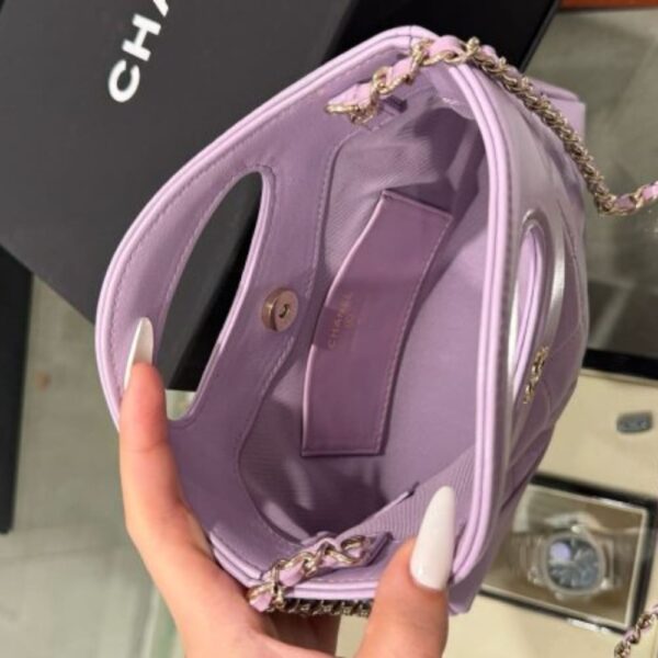 CHANEL 31 MINI SHOPPING BAG PURPLE 20CM - Image 4