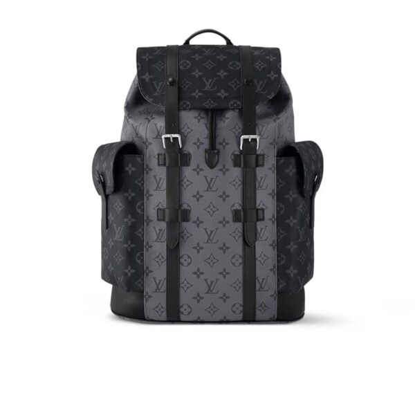 LOUIS VUITTON CHRISTOPHER BACKPACK BLACK 34CM