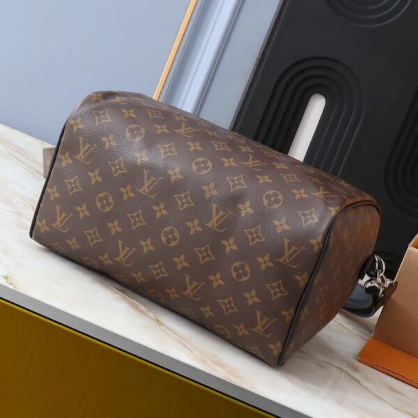 LOUIS VUITTON SPEEDY SOFT 30 DARK BROWN 30CM M12243 - Image 4