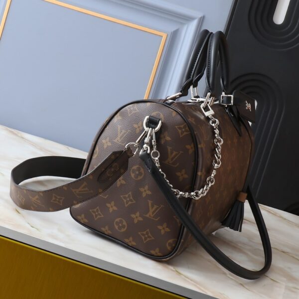 LOUIS VUITTON SPEEDY SOFT 30 DARK BROWN 30CM M12243 - Image 9