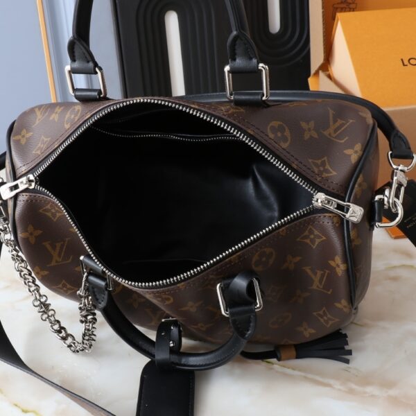 LOUIS VUITTON SPEEDY SOFT 30 DARK BROWN 30CM M12243 - Image 10