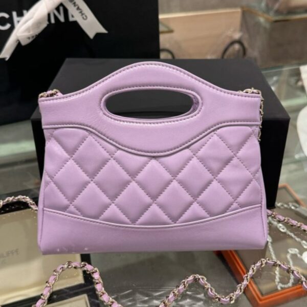 CHANEL 31 MINI SHOPPING BAG PURPLE 20CM - Image 7