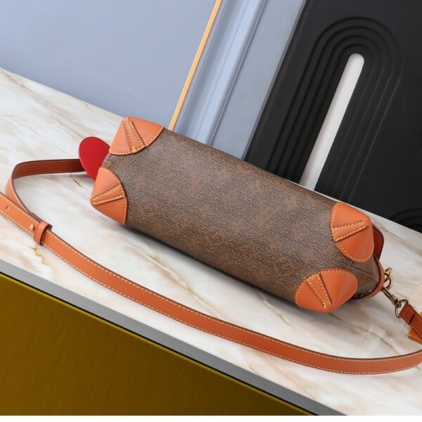 LOUIS VUITTON STEAMER CROSSBODY BAG BROWN 30CM M11533 - Image 5