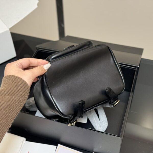 CHANEL MINI DUMA BACKPACK BLACK 18CM - Image 7