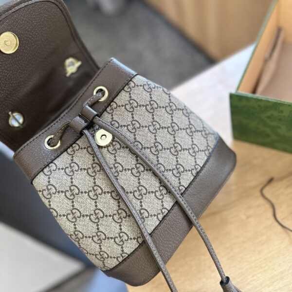 GUCCI OPHIDIA GG MINI BACKPACK BEIGE EBONY 22CM 79522196IWG_8745 - Image 2