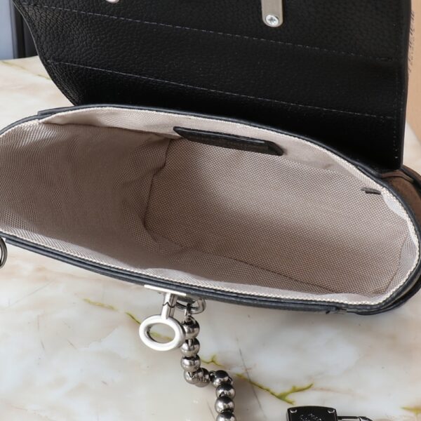 LOUIS VUITTON STEAMER BAG 15 BLACK 16.5CM M11637 - Image 10