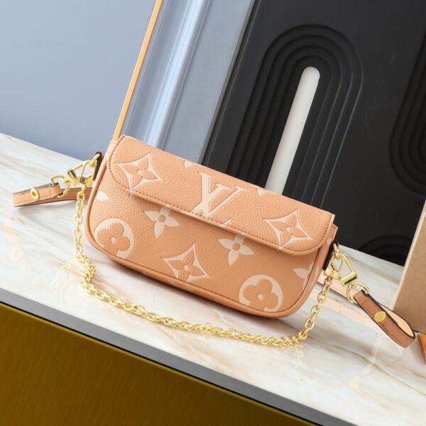 LOUIS VUITTON IVY BAG MONOGRAM EMPREINTE CREAM 23.5CM M12758 - Image 2
