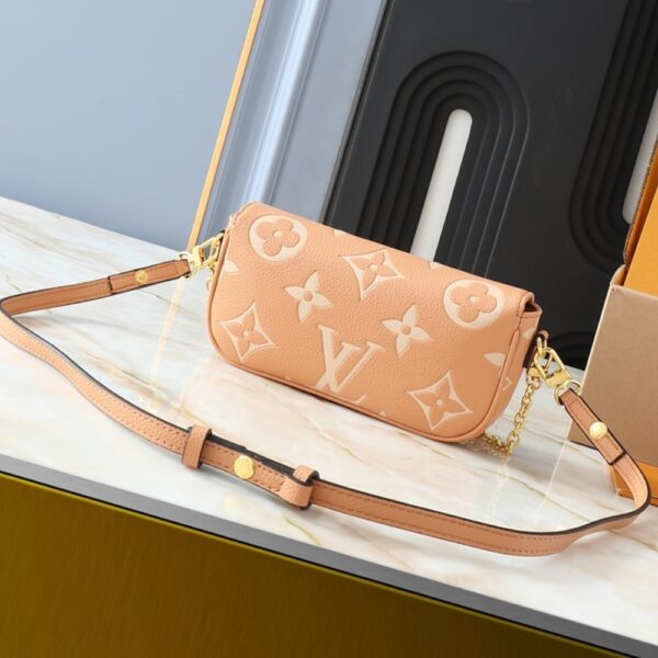 LOUIS VUITTON IVY BAG MONOGRAM EMPREINTE CREAM 23.5CM M12758 - Image 4