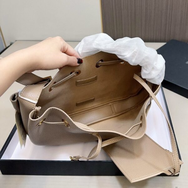 SAINT LAURENT PARIS VII HOBO BAG BEIGE 30CM - Image 4