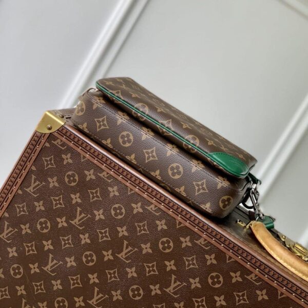 LOUIS VUITTON TRIO MESSENGER BAG GREEN 25CM M12766 - Image 6