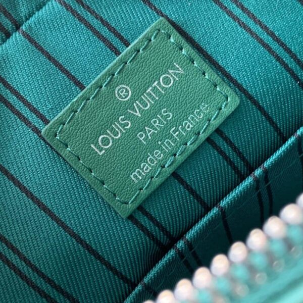 LOUIS VUITTON TRIO MESSENGER BAG GREEN 25CM M12766 - Image 10