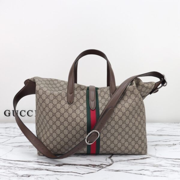 GUCCI JACKIE 1961 SHOULDER BAG BEIGE EBONY 45CM - Image 2