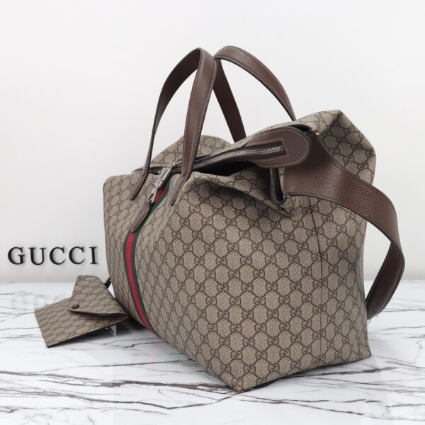GUCCI JACKIE 1961 SHOULDER BAG BEIGE EBONY 45CM - Image 5