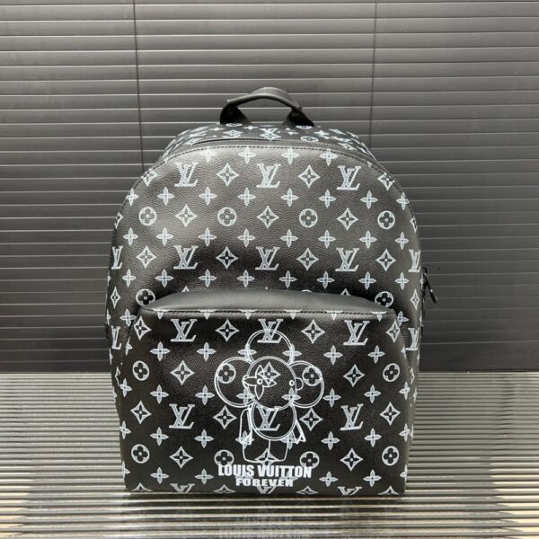 LOUIS VUITTON LV APOLLO BACKPACK MONOGRAM ECLIPSE VIVIENNE LIMITED BLACK 40CM - Image 8