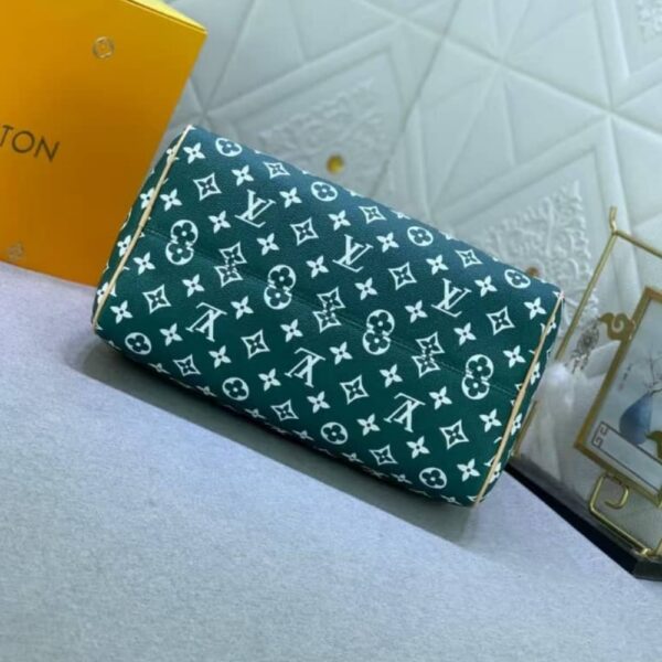 LOUIS VUITTON DESIGN ON THE CATWALK SPEEDY P9 BANDOULIÈRE BAG GREEN 30CM - Image 3