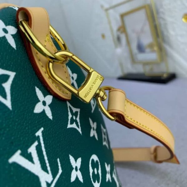LOUIS VUITTON DESIGN ON THE CATWALK SPEEDY P9 BANDOULIÈRE BAG GREEN 30CM - Image 7