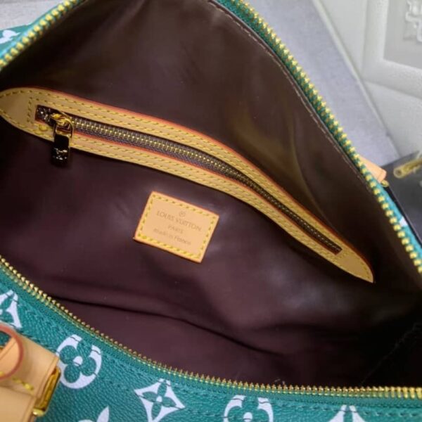 LOUIS VUITTON DESIGN ON THE CATWALK SPEEDY P9 BANDOULIÈRE BAG GREEN 30CM - Image 8