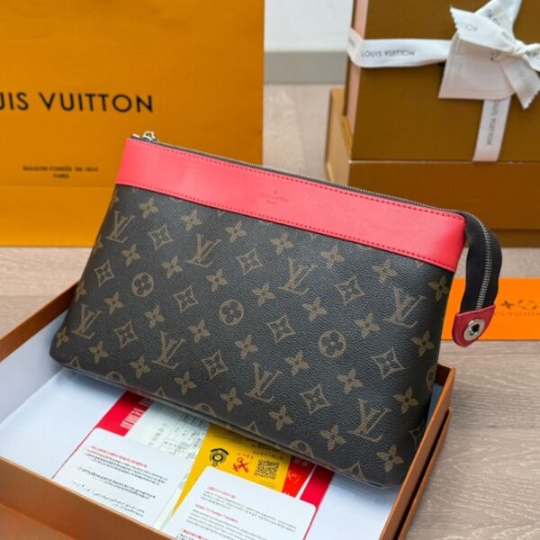 LOUIS VUITTON POCHETTE VOYAGE SOUPLE BAG PINK 29CM M13356 - Image 2