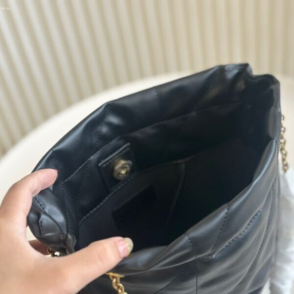 SAINT LAURENT JAMIE 4 3 POCHON IN BLACK 31CM 781666AAB321000 - Image 7