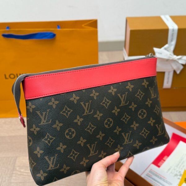 LOUIS VUITTON POCHETTE VOYAGE SOUPLE BAG PINK 29CM M13356 - Image 3