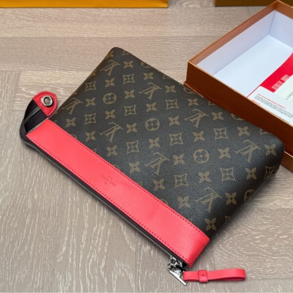 LOUIS VUITTON POCHETTE VOYAGE SOUPLE BAG PINK 29CM M13356 - Image 5