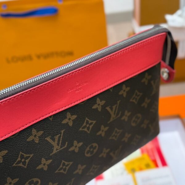 LOUIS VUITTON POCHETTE VOYAGE SOUPLE BAG PINK 29CM M13356 - Image 8