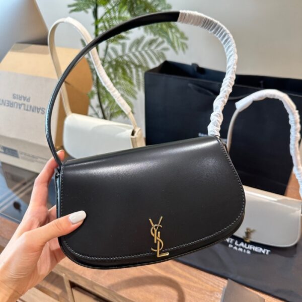 SAINT LAURENT MINI VOLTAIRE IN BOX BLACK 17CM 7796420SX0W1000 - Image 7