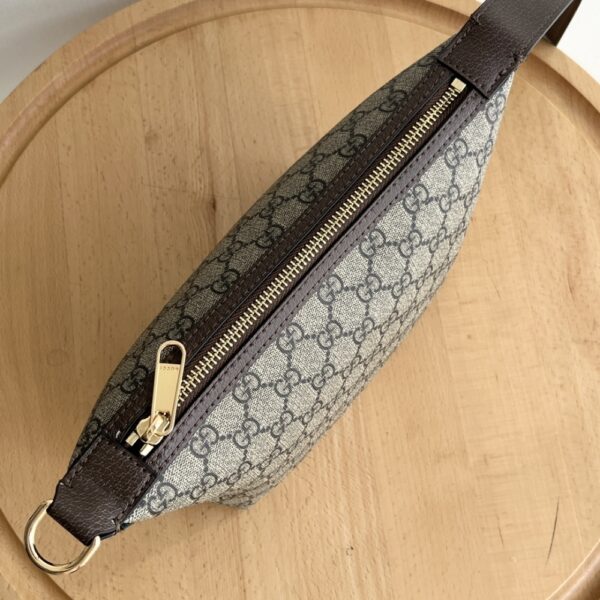 GUCCI GG OPHIDIA SUPER MINI SHOULDER BAG BEIGE AND EBONY 20CM 795170 96IWG 8745 - Image 4