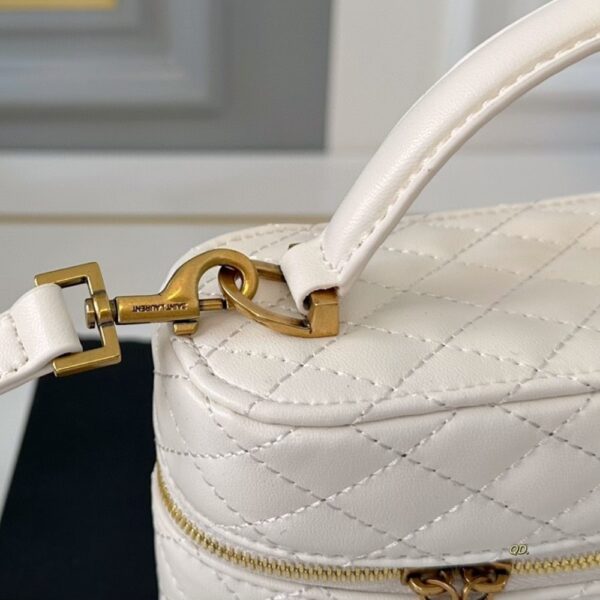 SAINT LAURENT GABY VANITY BAG IN BLANC VINTAGE 18CM 7667311EL079207 - Image 6