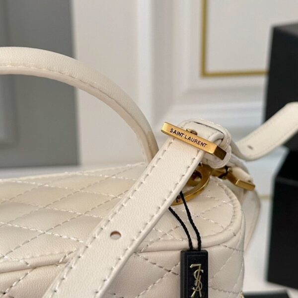 SAINT LAURENT GABY VANITY BAG IN BLANC VINTAGE 18CM 7667311EL079207 - Image 3
