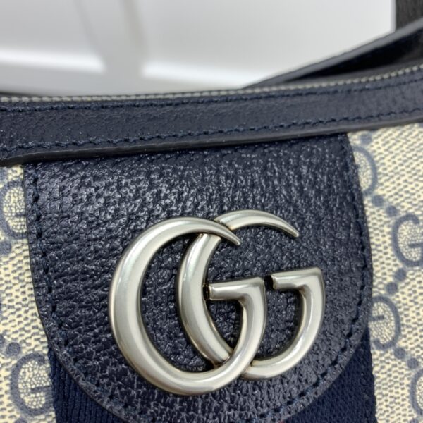 GUCCI OPHIDIA SMALL SHOULDER NAVY BLUE BAG 598125 2ZGMN 4076 - Image 6