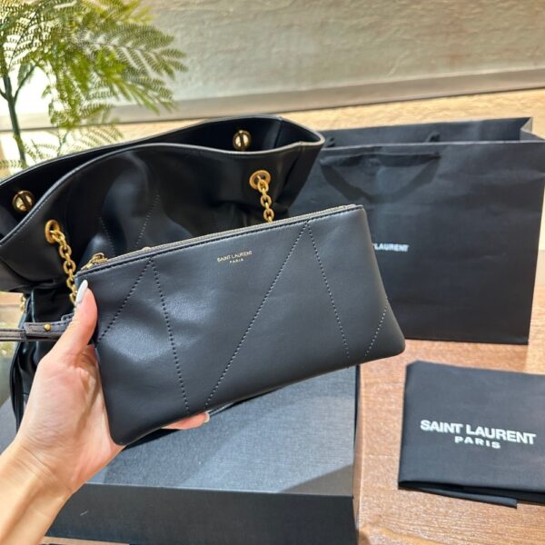SAINT LAURENT JAMIE 4 3 SHOPPING IN BLACK 34CM 809824AAB321000 - Image 7