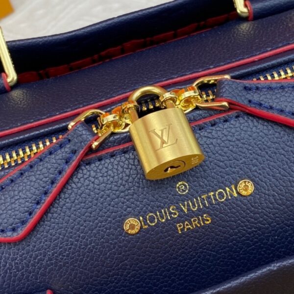 LOUIS VUITTON SPEEDY BANDOULIÈRE 25 IN MONOGRAM EMPREINTE NAVY 25CM - Image 5