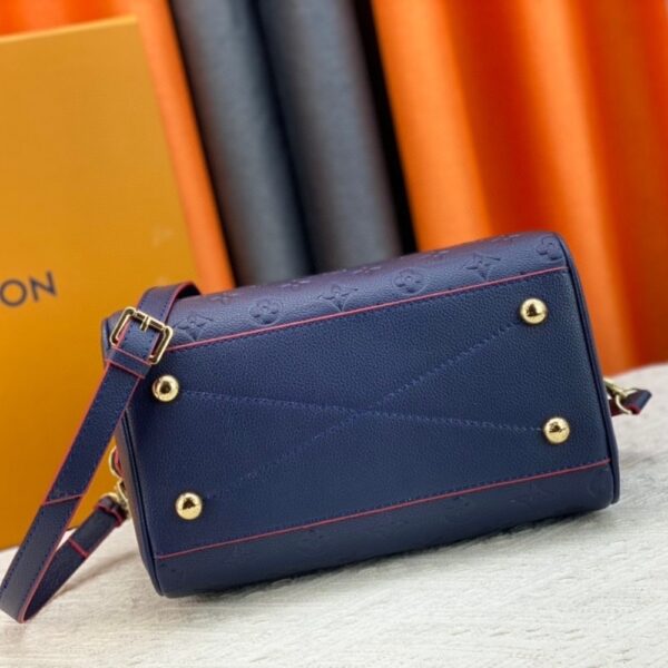 LOUIS VUITTON SPEEDY BANDOULIÈRE 25 IN MONOGRAM EMPREINTE NAVY 25CM - Image 6
