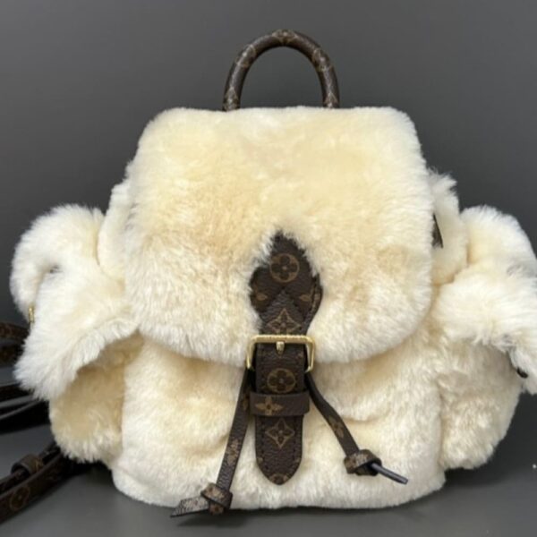 LOUIS VUITTON NANO TEDDY BACKPACK CREAM 25CM M11919 - Image 2