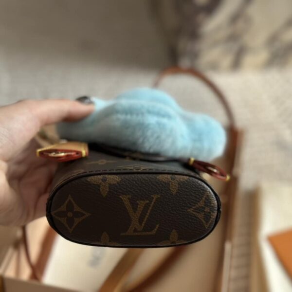 LOUIS VUITTON VIVIENNE PHONE POUCH BROWN 17.5CM M12269 - Image 6