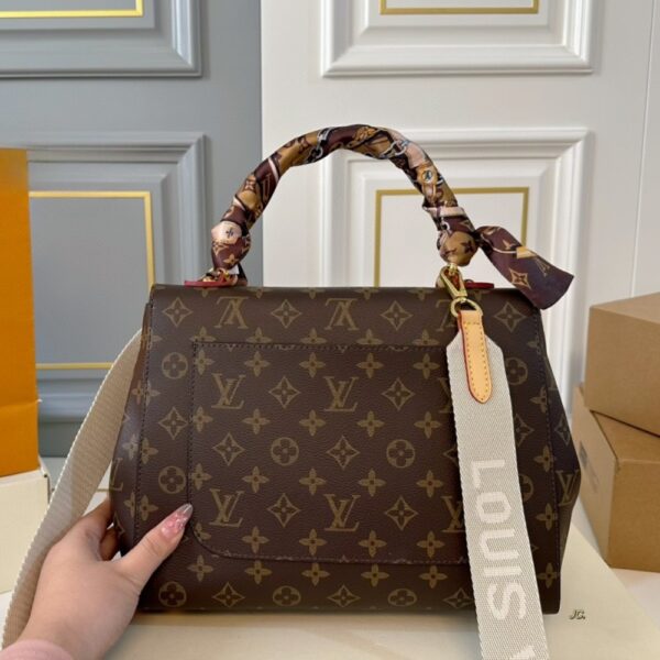 LOUIS VUITTON CLUNY BAG VIVIENNE RABBIT MONOGRAM BROWN 29CM - Image 6