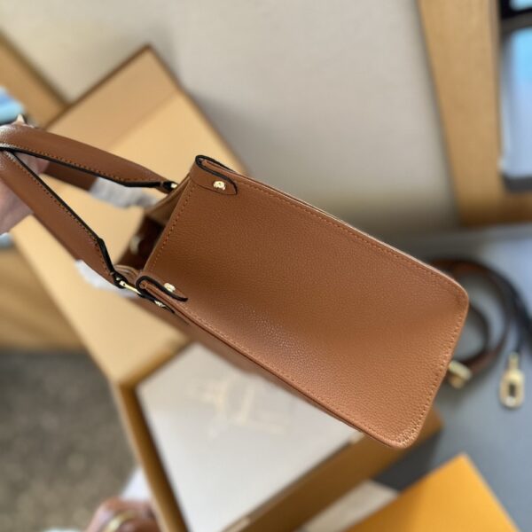 LOUIS VUITTON ONTHEGO MM MONOGRAM EMPREINTE COGNAC 35CM M12775 - Image 4