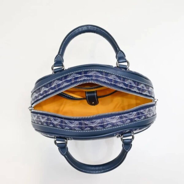 GOYARD SAINT JEANNE BAG COATED CANVAS DARK BLUE 27CM - Image 7