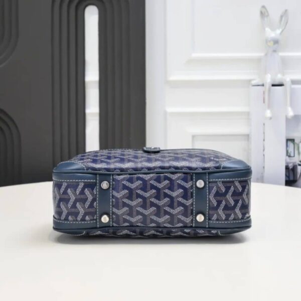 GOYARD SAINT JEANNE BAG COATED CANVAS DARK BLUE 27CM - Image 9