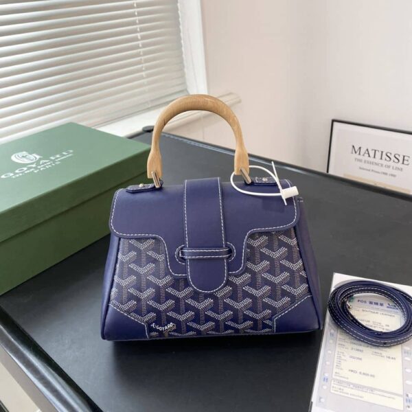 GOYARD SAÏGON SOUPLE MINI BAG DARK BLUE 20CM - Image 2