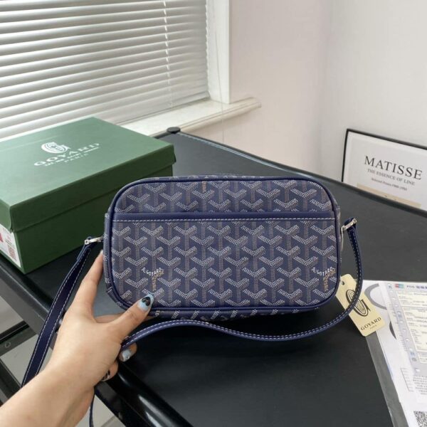 GOYARD CAP VERT BAG DARK BLUE 23CM - Image 2