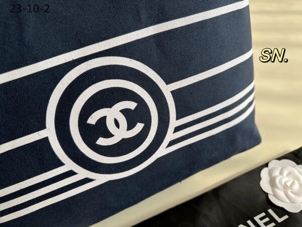 CHANEL DENIM SHOPPING TOTE BLUE 34CM - Image 7