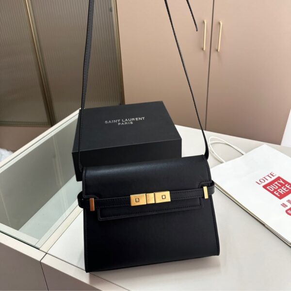 SAINT LAURENT MANHATTAN SMALL IN BOX BLACK 24CM 6756260SX0W1000 - Image 2