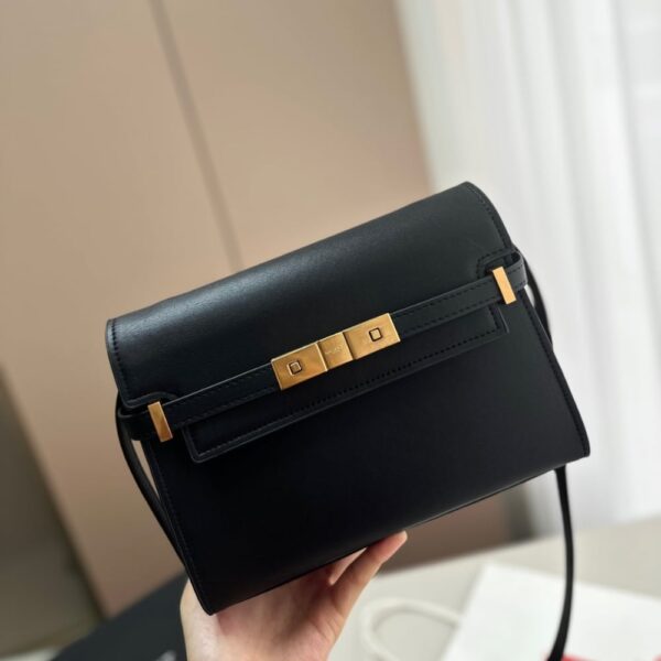 SAINT LAURENT MANHATTAN SMALL IN BOX BLACK 24CM 6756260SX0W1000 - Image 3