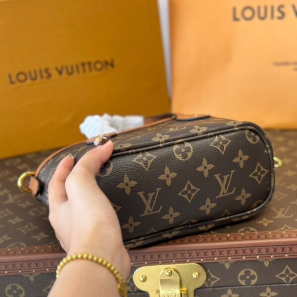 LOUIS VUITTON NEVERFULL BANDOULIÈRE INSIDE OUT BB BAG BROWN 19CM - Image 3